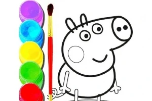 BTS Peppa Pig Coloring