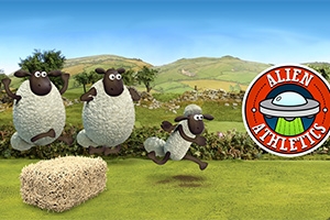 Spiel Shaun the Sheep: Alien Athletics auf Spiele 123