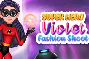 Superhero Violet: Fashion Shoot